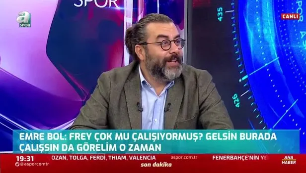 Emre Bol'dan Fenerbahçeli Frey için şok sözler! Futbolcu değil başka bir şey...