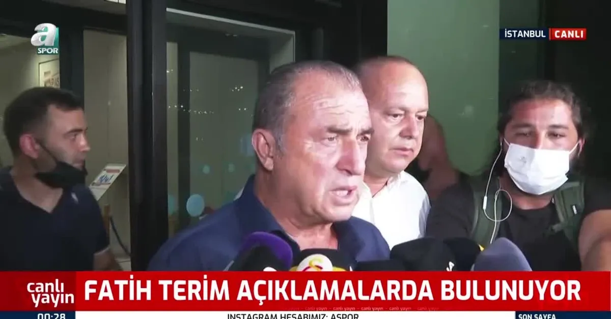 Galatasaray teknik direktörü Fatih Terim: Biz bu olaylara boyun eğmeyiz