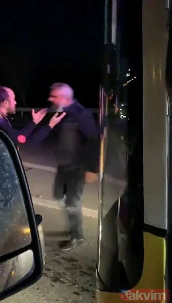 İstanbullu bunu da gördü! İETT şoförü ambulans sürücüsünü tekme tokat dövdü!