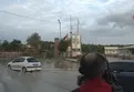 Halkalı'da yaşanan selin ardından sular çekilmeye başladı