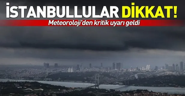 Meteoroloji’den son dakika hava durumu uyarısı! Bugün İstanbul’da hava nasıl olacak? 19 Ocak 2019 hava durumu
