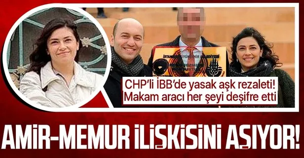 İBB'de makam aracından yasak aşk çıktı