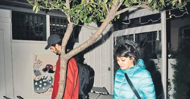 Elde var gerilim! Oyuncu Sezin Akbaşoğulları sevgilisi ile kameralara yakalanınca panikledi