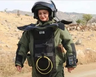 Şırnakta şehit olan bomba imha uzmanı Astsubay Esma Çevik’in son görüntüsü