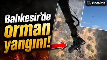 Balıkesir'de orman yangını!