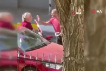 Beylikdüzü'nde kendisine polis süsü verip vatandaşla böyle tartıştı