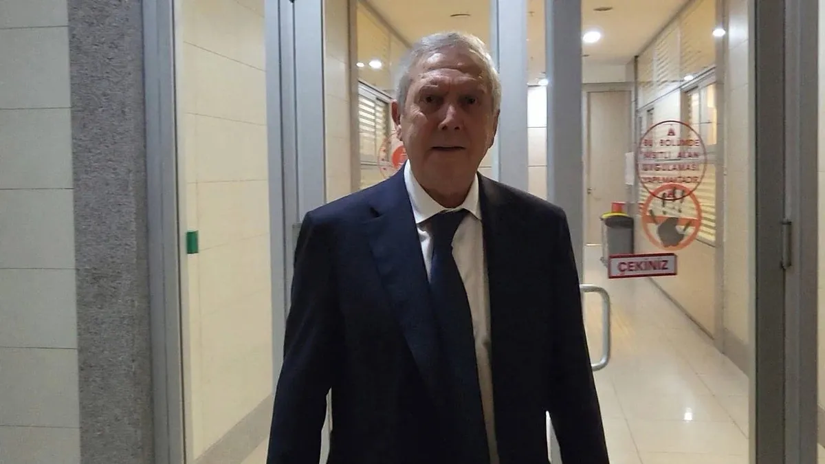 Fenerbahçe'nin eski başkanı Aziz Yıldırım İstanbul Çağlayan Adliyesi'nde ifade verdi