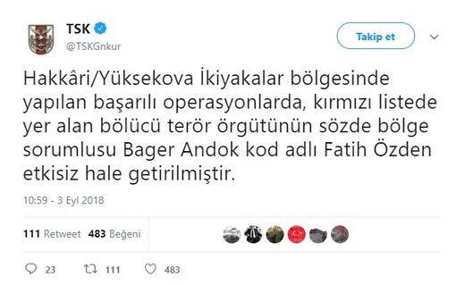Son dakika: Kırmızı listedeki terörist öldürüldü-2