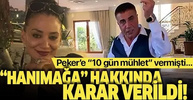 Sedat Peker’i tehdit videosuyla gündeme gelmişti... Gözaltındaki Hanımağa lakaplı Güniz Akkuş serbest bırakıldı!