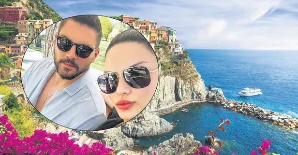Tolgahan Sayışman ve eşi Almeda Abazi'den İtalya'da üçü bir arada kutlama!