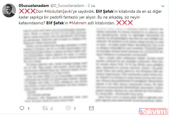 Abdullah Şevki'den sonra bir pedofili skandalı da FETÖ gelini Elif Şafak'tan! - 14