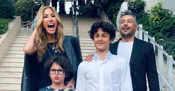 Çağla Şıkel ve Emre Altuğ’dan oğullarıyla yeni poz: Eski eşler bir arada!