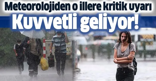 HAVA DURUMU | Meteorolojiden kuvvetli sağanak ve fırtına uyarısı | 7 Kasım İstanbul’da hava nasıl olacak?