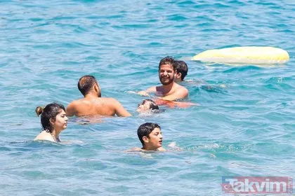 Antalya’da güneşi gören sahile koştu