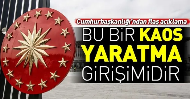 ABD Büyükelçiliği'ne saldırıya ilişkin Cumhurbaşkanlığı'ndan flaş açıklama