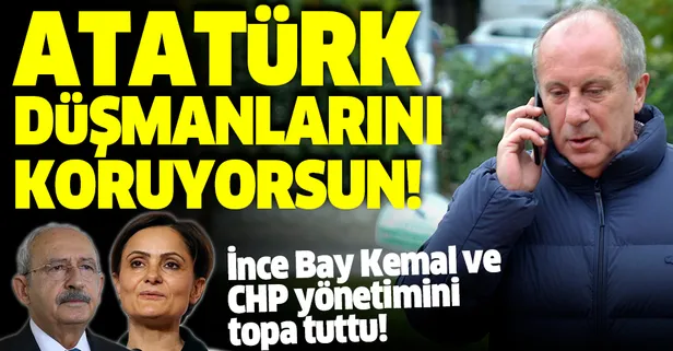 SON DAKİKA: Muharrem İnce'den 'saray bizim içimizi karıştırmak istiyor' diyen Kılıçdaroğlu'na: CHP'yi siz karıştırıyorsunuz