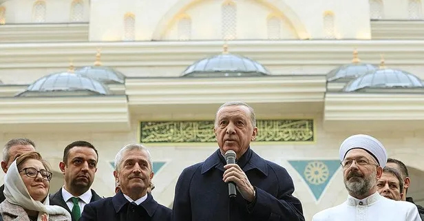 Başkan Erdoğan Gaziantep Şahinbey'deki Türkiye'nin en büyük 2. camisi Şahinbey Millet Camiisi'ni açtı