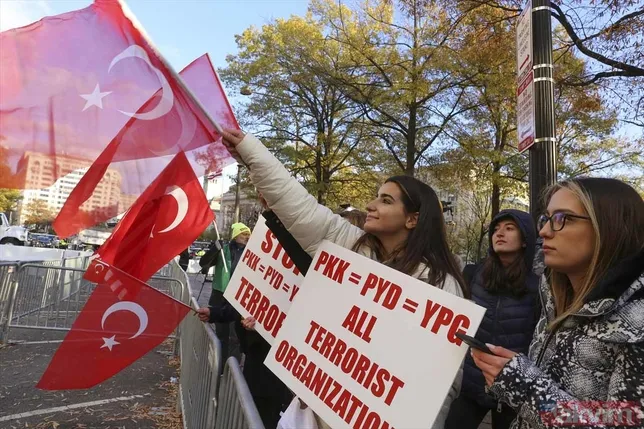 Başkan Erdoğan'a Washington'da coşkulu karşılama