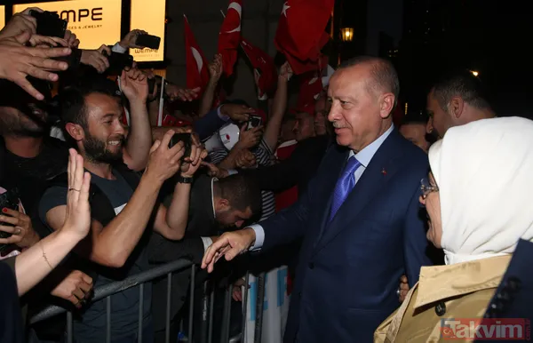 Başkan Erdoğan'a ABD'de coşkulu karşılama - 1