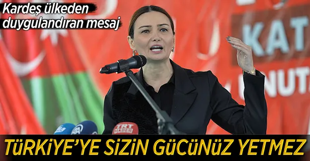 'Türkiye'ye sizin gücünüz yetmez'