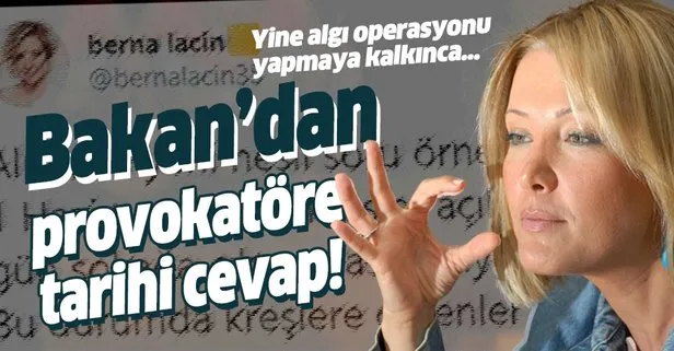 Bakan Selçuk'tan provokatöre tarihi cevap!