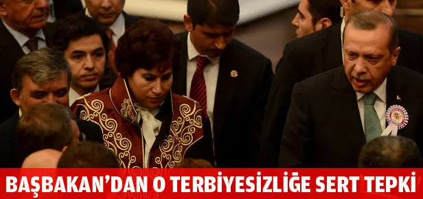 Başbakan Danıştay törenini terk etti