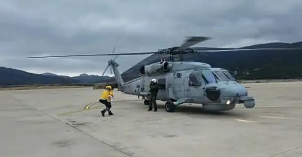 Askeri helikopter 9 aylık bebek için havalandı