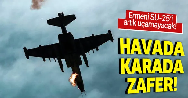 Son dakika: Azerbaycan, Ermenistan'a ait SU-25 savaş uçağını düşürdü
