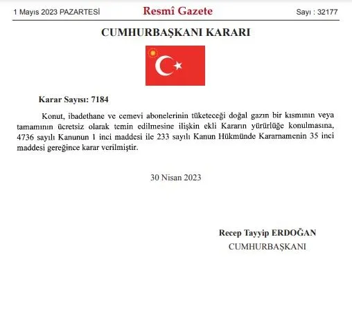 konut-ibadethane-ve-cemevi-abonelerinin-tuketecegi-dogal-gazin-ucretsiz-verilmesine-iliskin-karar-resmi-gazete-1682906376167.jpeg Konut, ibadethane ve cemevi abonelerinin tüketeceği doğalgazın ücretsiz verilmesine ilişkin karar Resmi Gazete'de yayımlandı-2