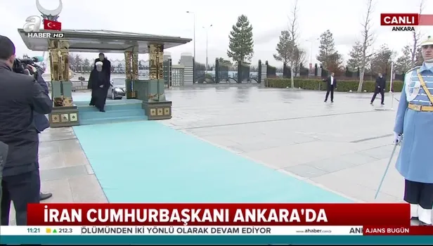 İran Cumhurbaşkanı Ruhani Ankara'da