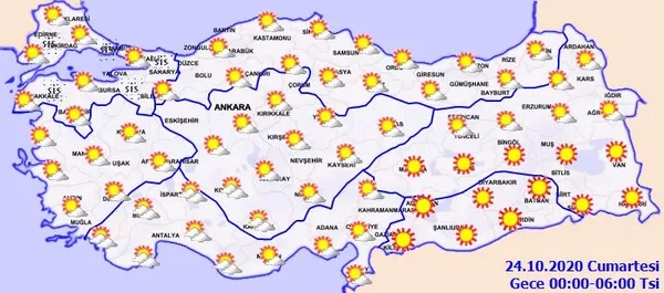 Meteoroloji uyardı! Göz gözü görmeyecek | İstanbul'da hava nasıl olacak? 24 Ekim HAVA DURUMU-4