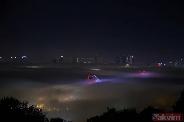 SON DAKİKA: İstanbul sis durumu! Megakent sis altında kayboldu - 16