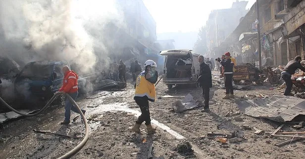 İdlib'e yoğun hava saldırıları devam ediyor