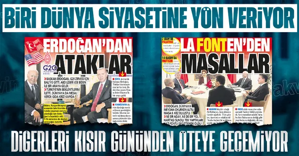 Başkan Erdoğan, G20 Zirvesi'nde dünyaya meydan okurken, altılı masa 8. buluşmasında da aday açıklayamadı