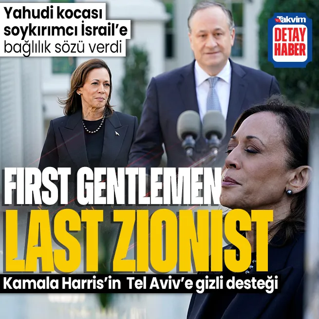 Kamala Harris’in İsrail’e gizli desteği! Doug Emhoff ‘Kendimizi adadık’ dedi