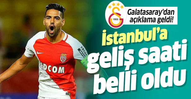 Galatasaray'dan açıklama geldi! Falcao'nun geleceği saat belli oldu