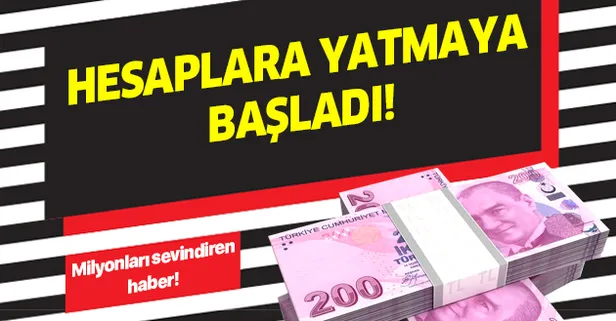 Emekliye 1368 TL ek ödeme yapılıyor! Hesaplara yatmaya başladı! SSK, SGK ve Bağkur'luya güzel haber!
