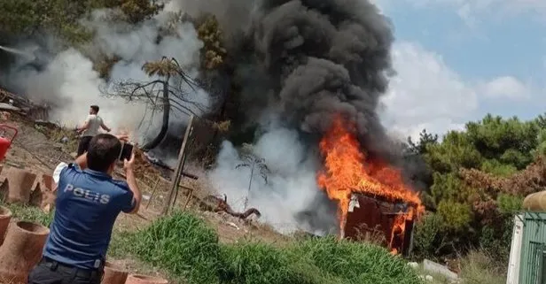 son dakika maltepe basibuyuk te orman yangini takvim