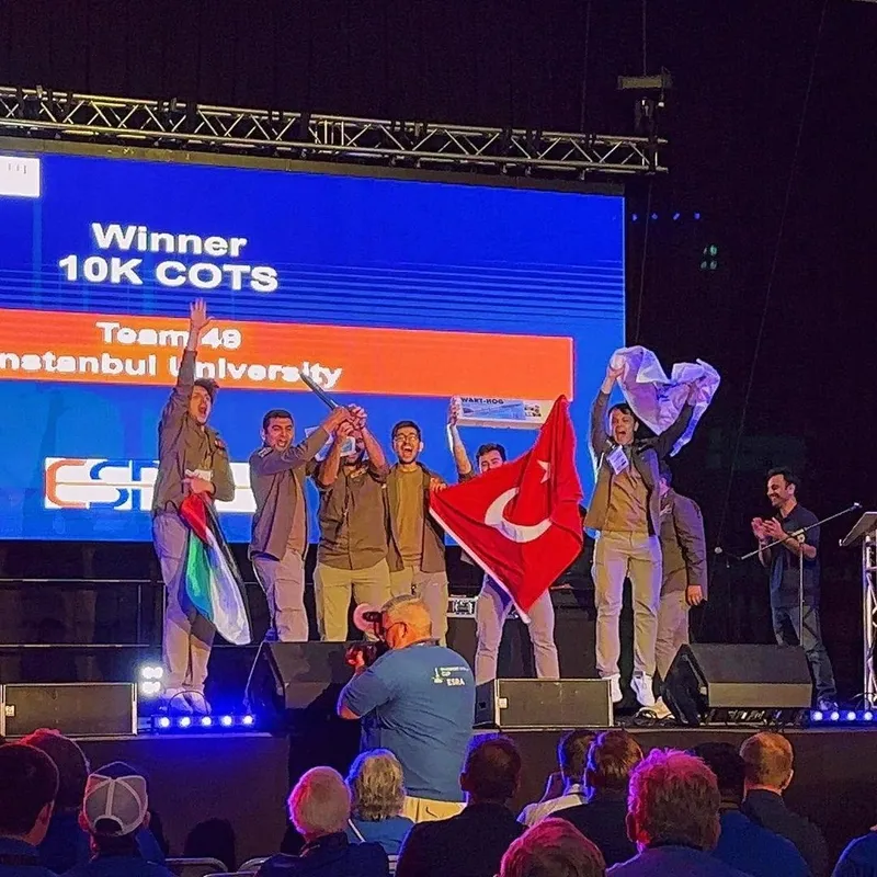 ABD'de şampiyon olan İTÜ Vefa Havacılık Takımı, İlim Yayma Vakfı Mütevelli Heyeti Başkanı Bilal Erdoğan ile bir araya geldi-9