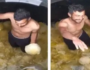 Turşu tesisindeki skandal görüntü! Harekete geçildi