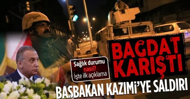 Irak Başbakanına drone ile saldırı