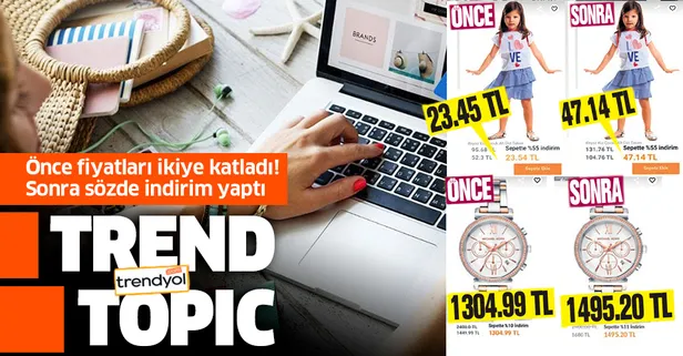 İndirim oyunu! Önce fiyatları ikiye katladılar sonra sözde indirim yaptılar