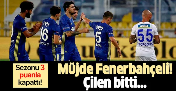 Fenerbahçe sezonu 3 puanla kapattı!