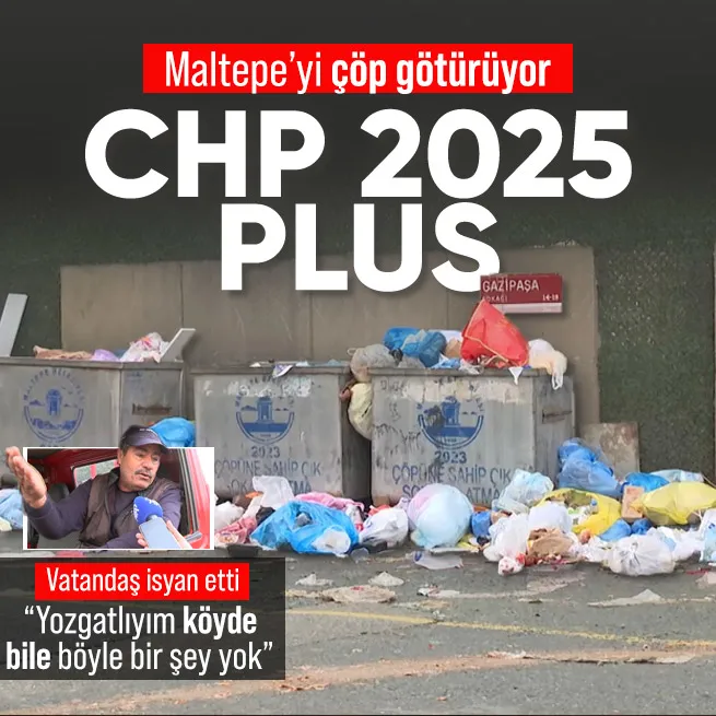 Maltepede kriz: Belediye çalışanı iş bıraktı sokaklarda çöp dağları oluştu