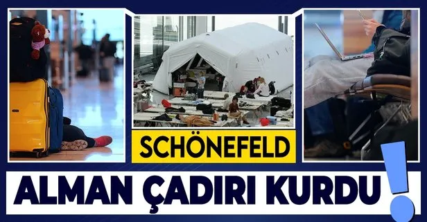 İngiltere’den Berlin’e gelen yolcular Schönefeld havaalanında mahsur kaldı!