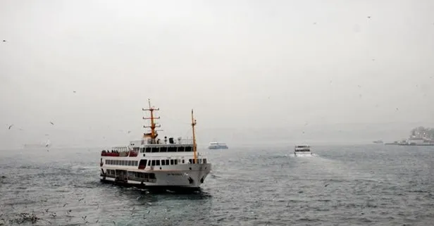Son dakika... İstanbul’da şehir hatları seferleri sis nedeniyle iptal edildi