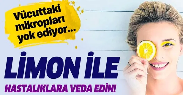 Limon ile hastalıklara veda edin! Tam bir vitamin deposu...