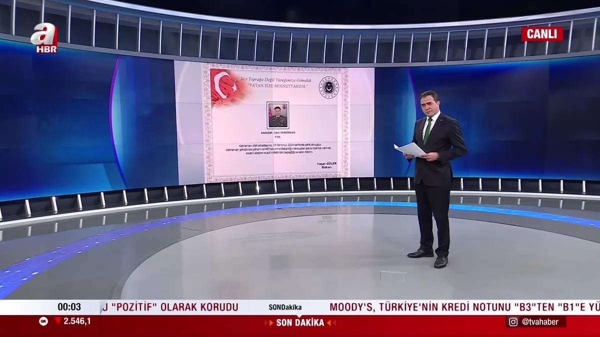 MSB Şehit Haberleri: Pençe-Kilit Operasyonu bölgesinde EYP patlaması! Piyade Yarbay Abdullah Cem Demirkan şehit oldu!