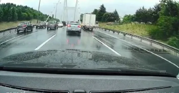 SON DAKİKA! FSM'de zincirleme trafik kazası! Saniye saniye kaydedildi