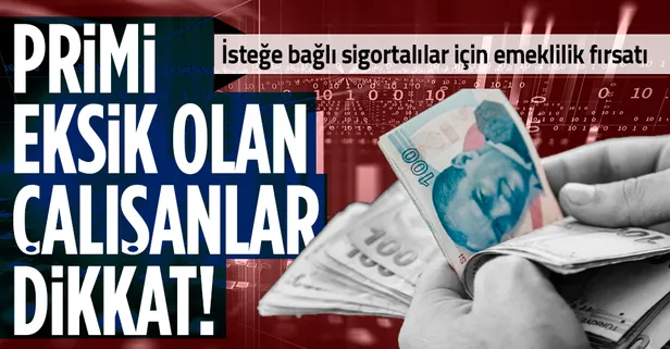 Prim günü eksik olana emeklilik fırsatı! Kimler isteğe bağlı sigortalı olabilir?
